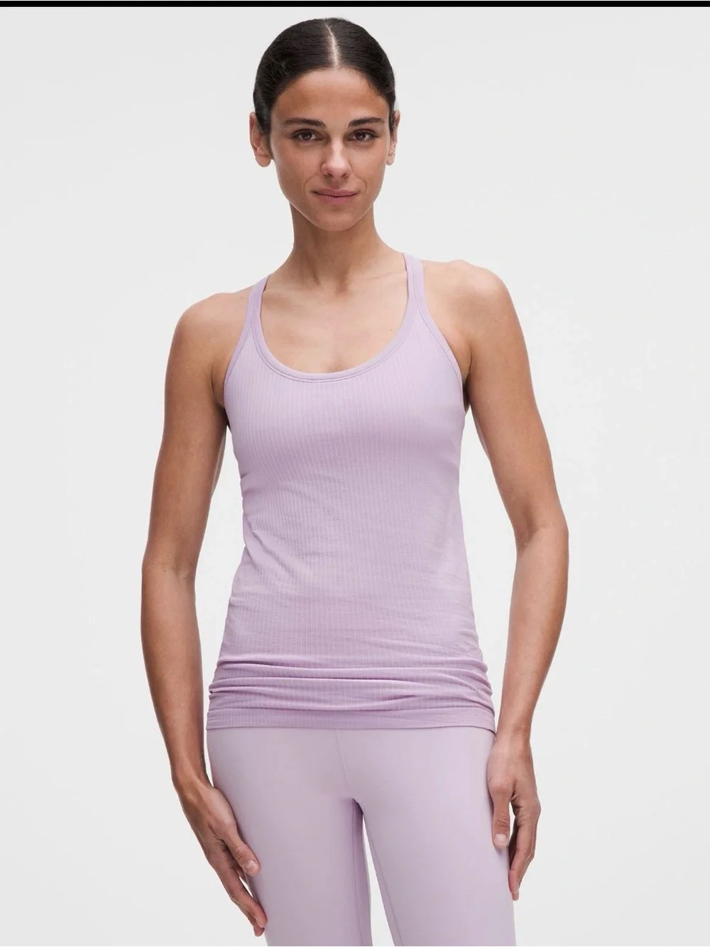 NWT Lululemon Ebb to Street Top (lilac play) lavender sz 8